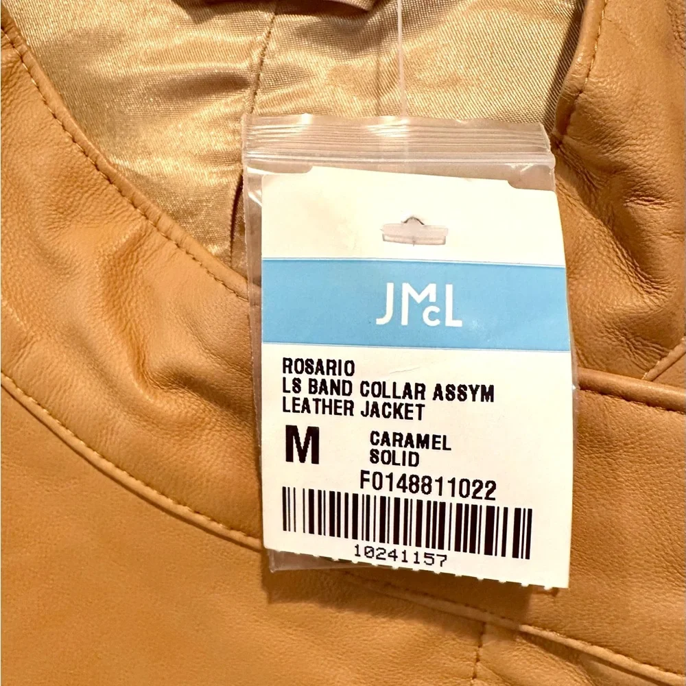 NWT J. McLaughlin Robario Lamb Napa Leather Jacket - Picture 4 of 11